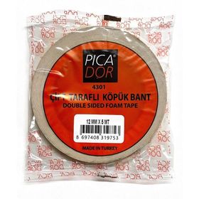 Picador 12 mm 5 m Çift Taraflı Köpük Bant