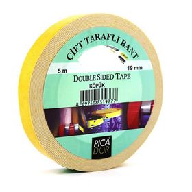 Picador 4300 19 mm 5 m Köpük Çift Taraflı Bant