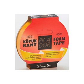 Picador 4301 25 mm X 5 mt Çift Taraflı Köpük Bant