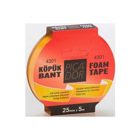 Picador 4301 25 mm X 5 mt Çift Taraflı Köpük Bant