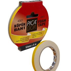 Picador 4301 5 m 12 mm Çift Taraflı Köpük Bant