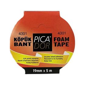 Picador 4301 5 m 19 mm Çift Taraflı Köpük Bant