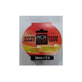 Picador 4301 5 m 38 mm Çift Taraflı Köpük Bant