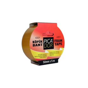 Picador 4301 5 m 38 mm Çift Taraflı Köpük Bant