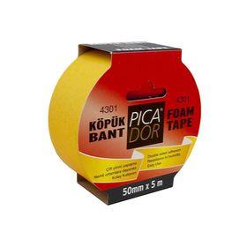 Picador 4301 50 mm X 5 mt Çift Taraflı Köpük Bant