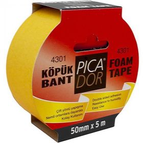 Picador 4301 50 mm X 5 mt Çift Taraflı Köpük Bant