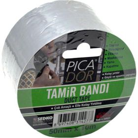 Picador 50 mm 10 mt Gri Tamirat Bandı