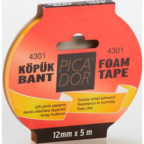 Picador 855 Mic. Askılı 12x5 m Çift Taraflı Köpük Bant