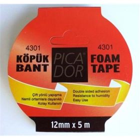 Picador 855 Mic. Askılı 12x5 m Çift Taraflı Köpük Bant