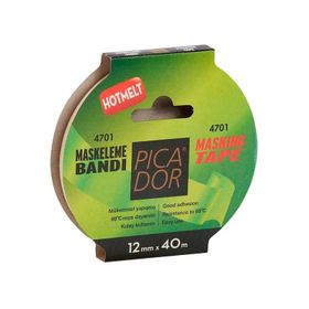Picador Askılı Hotmelt 12x40 m Maskeleme Bandı