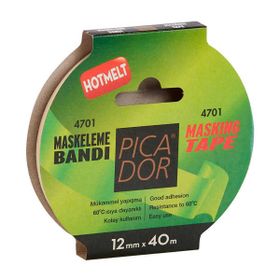 Picador Askılı Hotmelt 12x40 m Maskeleme Bandı