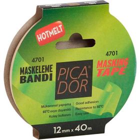 Picador Askılı Hotmelt 12x40 m Maskeleme Bandı