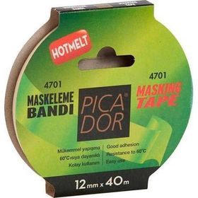 Picador Askılı Hotmelt 12x40 m Maskeleme Bandı