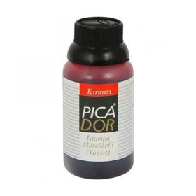 Picador KE-006 Kırmızı 50 cc Istampa Mürekkebi