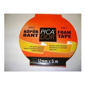 Picador Köpük Rulo Askılı 12 mm 5 m 4301 Çift Taraflı Bant
