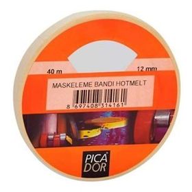 Picador KP-002 12 mmx40 m Maskeleme Bandı