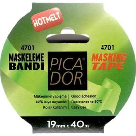 Picador KP-004 19 mm x 40 mt Hotmelt Maskeleme Bandı