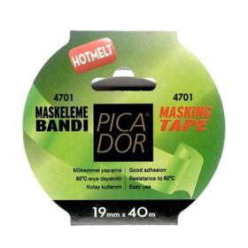 Picador KP-004 19 mm x 40 mt Hotmelt Maskeleme Bandı