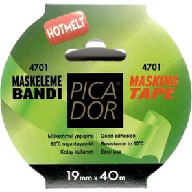 Picador KP-004 19 mm x 40 mt Hotmelt Maskeleme Bandı