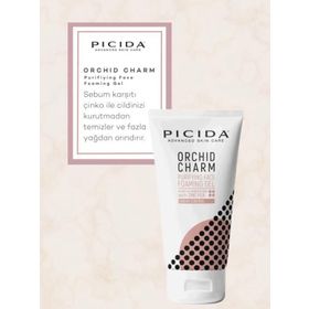 Picida Orchid Charm 200 ml Arındırıcı/Aydınlatıcı ve Besleyici Orkide ve Centella Özlü Yüz Temizleme Jeli