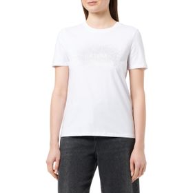 Pieces Pcfria SS Parlak Siyah Baskı La Luna Kadın T-shirt