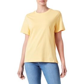 Pieces Pcria Ss Solid Tee Noos Bc Cornsilk Kadın T-shirt