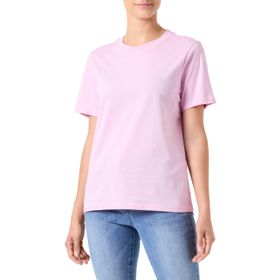 Pieces Pcria Ss Solid Tee Noos Bc Pembe Lavanta Kadın T-shirt