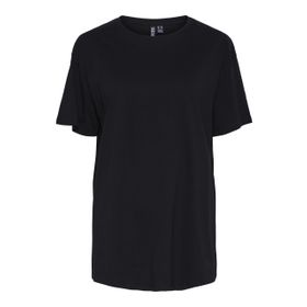 Pieces Pcsara Ss Tee Noos Siyah Büyük Beden Kadın T-shirt