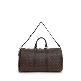 Pierre Cardin 04PC001207-B Kahve Monogram Unisex Seyahat Çantası