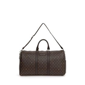Pierre Cardin 04PC001207-B Kahve Monogram Unisex Seyahat Çantası