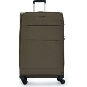 Pierre Cardin 04PC4200 Kahve Ultra Light Hafif Lüx Kumaş Büyük Boy Valiz