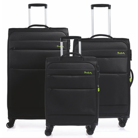 Pierre Cardin 04PC4200-SET Siyah 3'lü Set Bavul