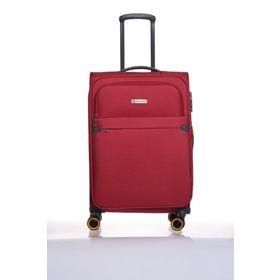 Pierre Cardin 04PC6000-02-FS Fuşya Çekçekli Kumaş Valiz