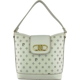 Pierre Cardin 05PC24Y528-MN Monogram Vanilya Kadın Omuz Çantası
