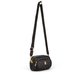Pierre Cardin 05PC24Y531-MN Monogram Siyah Kadın Çapraz Askılı Çanta