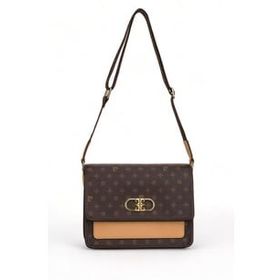 Pierre Cardin 05PC24Y534-MN Monogram Kahve Kadın Çapraz Askılı Çanta