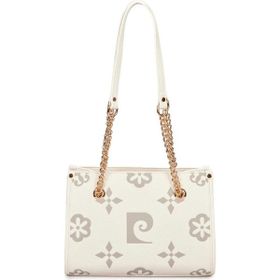 Pierre Cardin 05PC25Y10504-BMN Monogram Beyaz Kadın Omuz Çantası