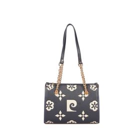 Pierre Cardin 05PC25Y10504-BMN Monogram Lacivert Kadın Omuz Çantası