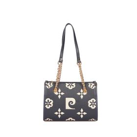 Pierre Cardin 05PC25Y10504-BMN Monogram Lacivert Kadın Omuz Çantası