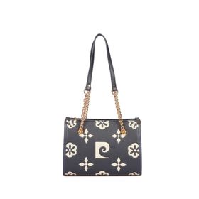 Pierre Cardin 05PC25Y10504-BMN Monogram Lacivert Kadın Omuz Çantası