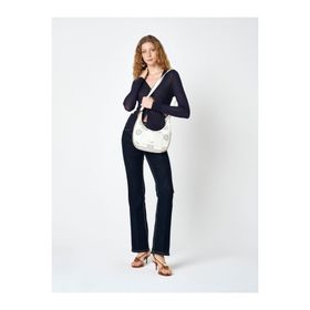 Pierre Cardin 05PC25Y10505-BMN Monogram Beyaz Kadın Omuz Çantası