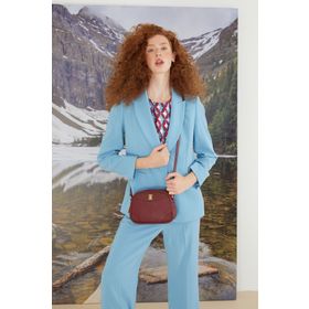 Pierre Cardin 05PO22Y1534 Print Bordo Kadın Omuz Çantası