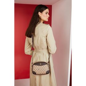 Pierre Cardin 05PO22Y1534 Vizon Monogram Kadın Omuz Çantası
