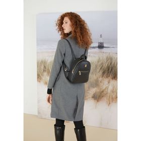 Pierre Cardin 05PO22Y1541 Siyah Monogram Kadın Sırt Çantası