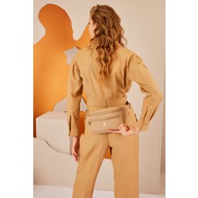 Pierre Cardin 05PO22Y1542 Toprak Kadın Bel Çantası