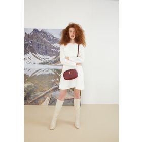 Pierre Cardin 05PO22Y1543 Print Bordo Kadın Omuz Çantası