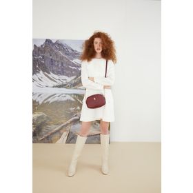 Pierre Cardin 05PO22Y1543 Print Bordo Kadın Omuz Çantası