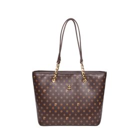 Pierre Cardin 05PO22Y1546 Kahve Monogram Kadın Omuz Çantası
