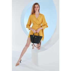 Pierre Cardin 05PO23Y1717 Print Siyah Kadın Omuz Çantası