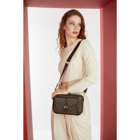 Pierre Cardin 05PO23Y1726 Alfabe Kahve Kadın Omuz Çantası